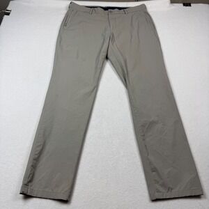 Vineyard Vines OTG Pants Men's 35x32 Performance Stretch Chino Khaki Golf Casual